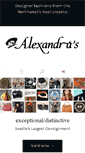 Mobile Screenshot of alexandrasonline.com